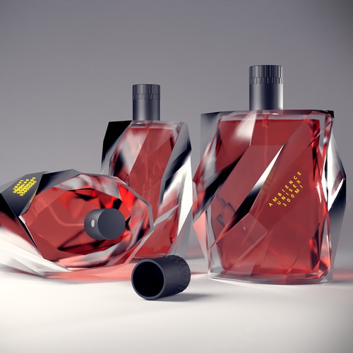 Niche perfume bottle design for unisex, 3D contest