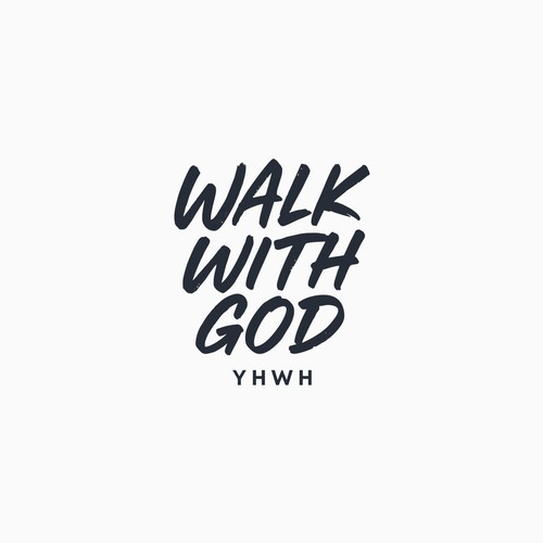 Walk With God Minimalist Luxury Logo for a Modern Faith & Fashion Brand Design by JRamborger