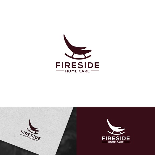 Fireside Home Care Logo Design by Web Hub Solution