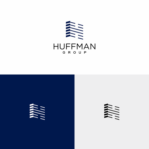 Huffman Group Logo Design by Lita Young