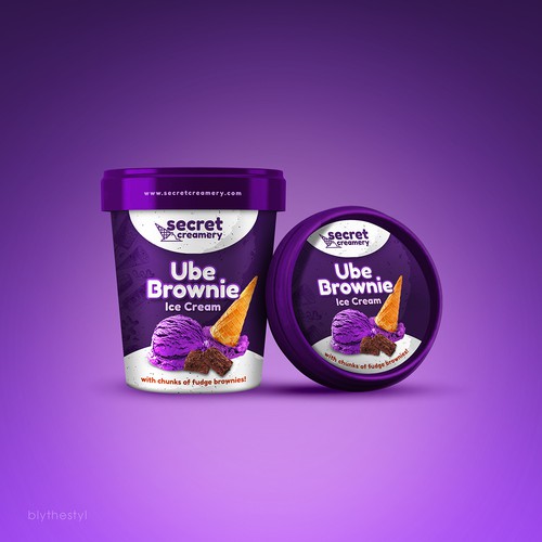 Ice Cream Packaging for Ube Ice Cream Design by marketingmaster