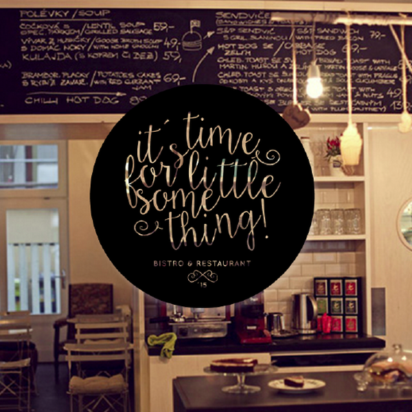 Design by clear88 titled "„It’s time for little something“ Create a logo for our new bistro/restaurant!"