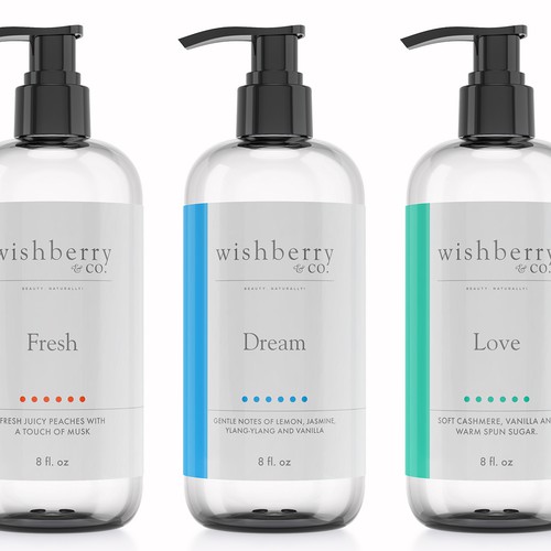 Wishberry & Co - Bath and Body Care Line Ontwerp door D'D Design