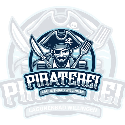 "Logo für eine Gastronomie in einem Schwimmbad" ganador Logotipos por BAHAA FIKRY