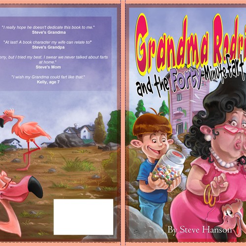 Children's Book Cover: Cartoon Grandma (ages 7-10, series) Design réalisé par Vincenzo Sirianni