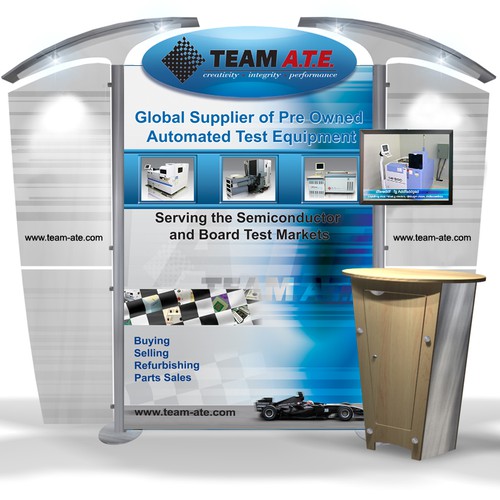 Trade Show Booth Graphics - We'll Promote Winner on our Site! デザイン by Rydvansky
