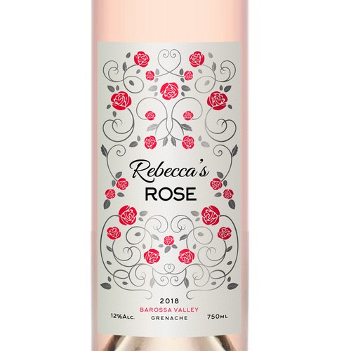 Design an Australian rose wine label Design by milten