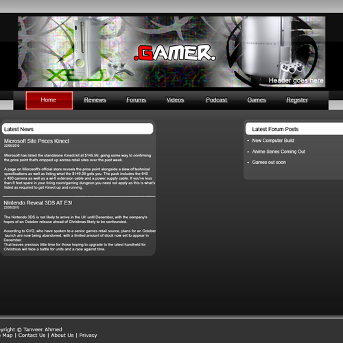 1-3 Page Website Template Design von tanveerahmed2k8
