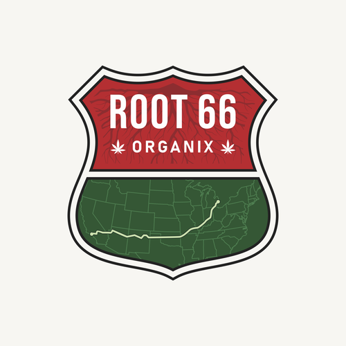 Root 66 Organix (Cannabis, Marijuana, Weed,Retail) Design by Dazuke™