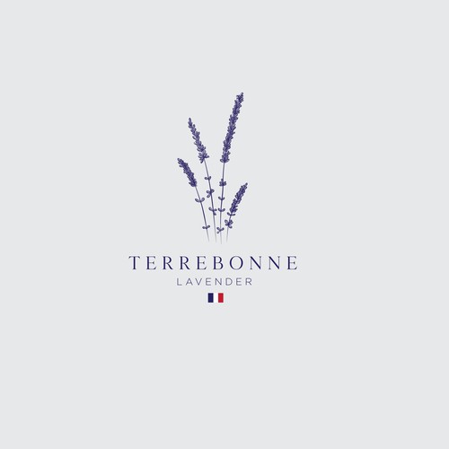 Design a contemporary French influenced logo for a lavender farm targeting aromatherapy Design by designbyviolet