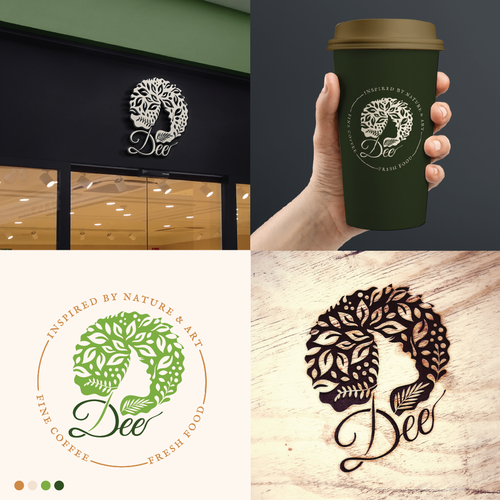 "Logo & Brand Guide for Dee (new café-restaurant venture)" winning Logo & brand guide by LOGStudio