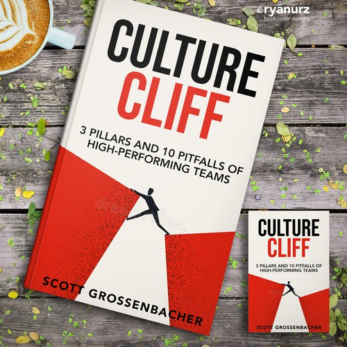 Bold, simple book cover for leaders! Design by ryanurz