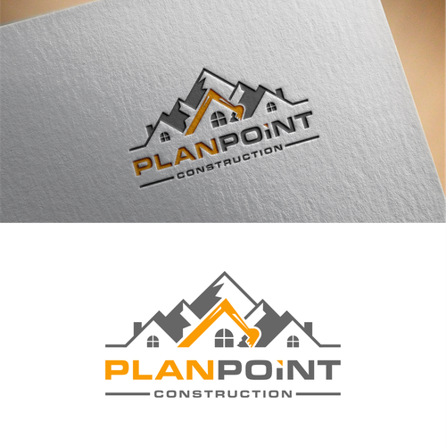 PlanPoint Construction Logo Needs A Remodel Design by Claria