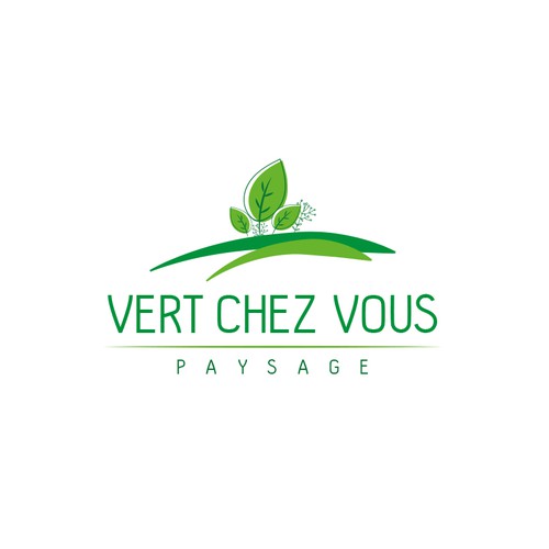 créer un logo simple et attractif pour vert chez vous paysage | Logo ...