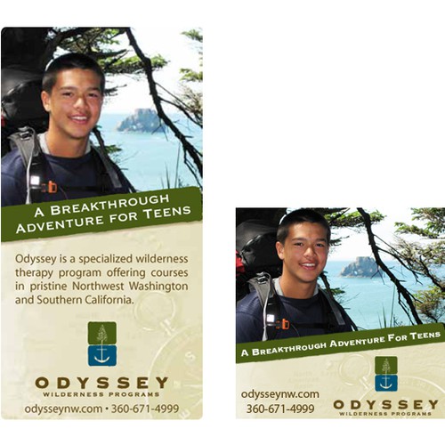 Create the next banner ad for Odyssey Wilderness Programs Ontwerp door RavenGraphicDesign