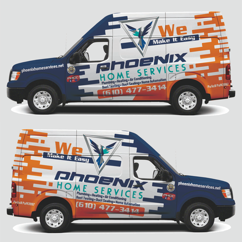 Truck Wrap Design by TANSA ART