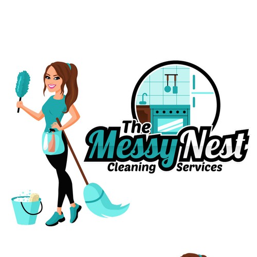 Logo Design For Cleaning Girlvery Cool, Updated, Fun But 