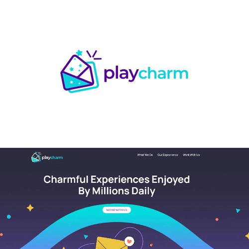Playcharm Logo Design by @Creativemint