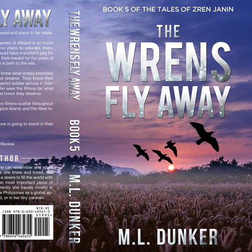 コンペ「Cover Contest For A Fiction Series The Wrens Fly Away - Book 5」のデザイン by Bigpointsさん 