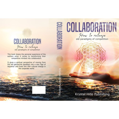 Multi-author book cover that fuses corporate with spiritual themes called 'Collaboration' Design von Aleaca