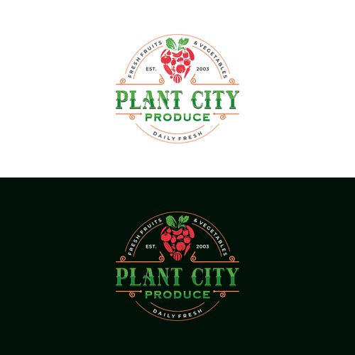 Produce company that really needs a new logo. Design von Enzoe