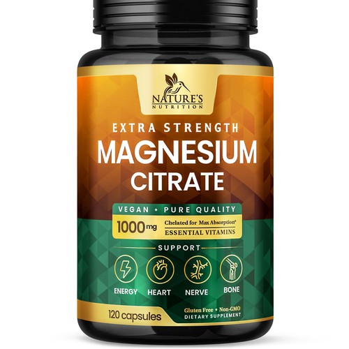 Premium Magnesium Citrate Design needed for Nature's Nutrition Design by Davi Giolo ★