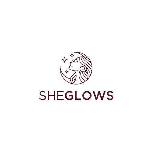Let's help women glow! Design a beautiful logo for SheGlows Design by ms.logolady