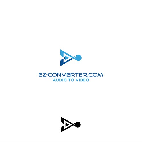 ez-converter logo: audio to video Design by Alam_H