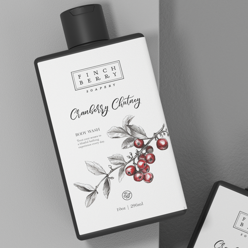 Create body wash label for large bath and body company Design by ilonaGi