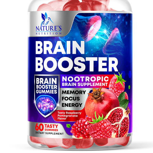 Brain Booster Supplement Design Needed for Nature's Nutrition Design by rembrandtjurin