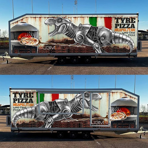 PIZZA trailer - be creative! Design von Rockyman