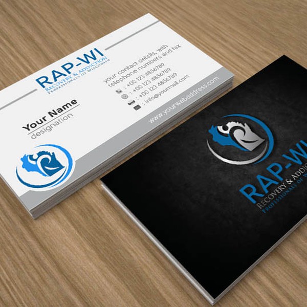 RAP-WI logo and business card design