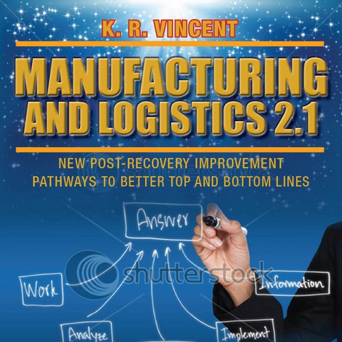 Book Cover for a book relating to future directions for manufacturing and logistics  Design by Munavvar Ali BM
