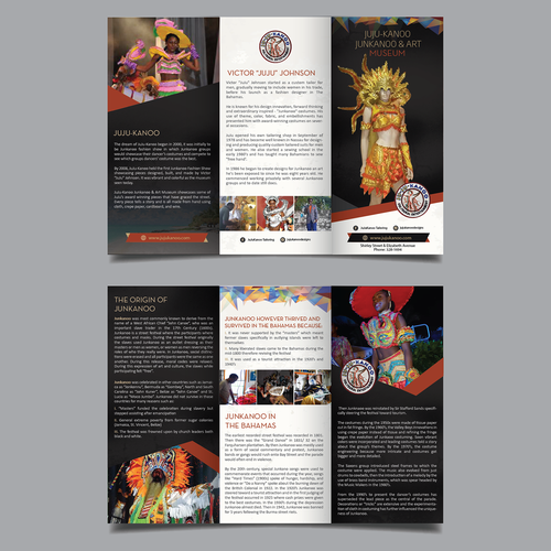 Creative attractive brochure design for Cultural Museum Design by Alex986