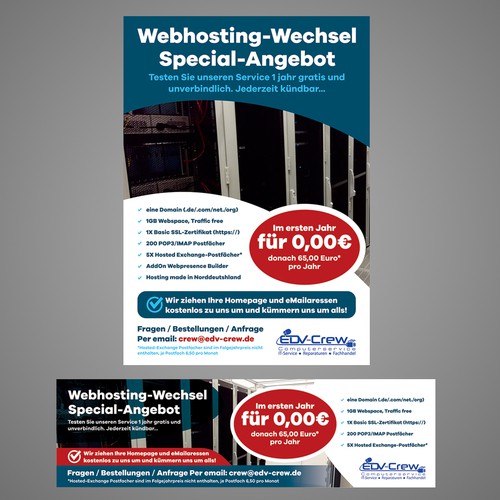 Postal, flyer o impreso propuesta en el concurso por Dzhafir