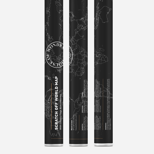 Scratch Map Packaging