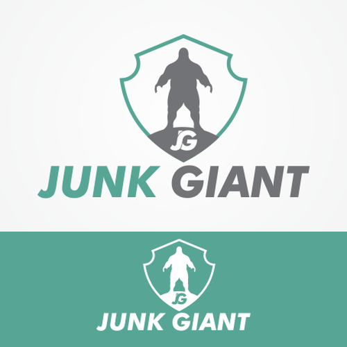 Create a modern, eye-catching logo for junk removal company Junk Giant. Design by Brainstorming_day