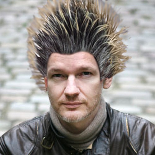 Design the next great hair style for Julian Assange (Wikileaks) Design by andre putra