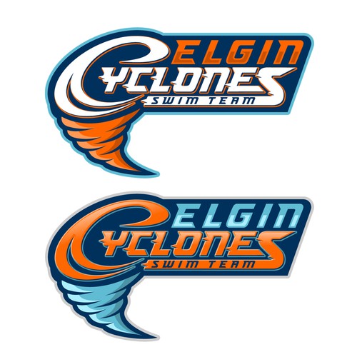 Custom T-Shirts for Elgin Cyclones Swim Team Championship Team