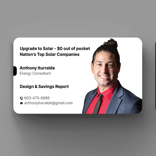 Solar Power business card Design by Taaiebah