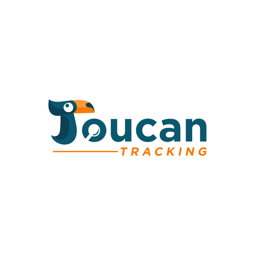 Tracking Software with Toucan in Design (Toucan Tracking Logo) Design by agitpurnamasari