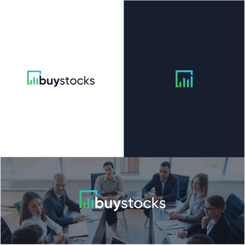 Buy Stocks logo Design by JoyBoy™