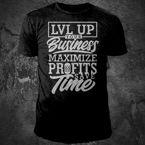 New Shirt Design for LVL Up Imaging Design por RenzWa