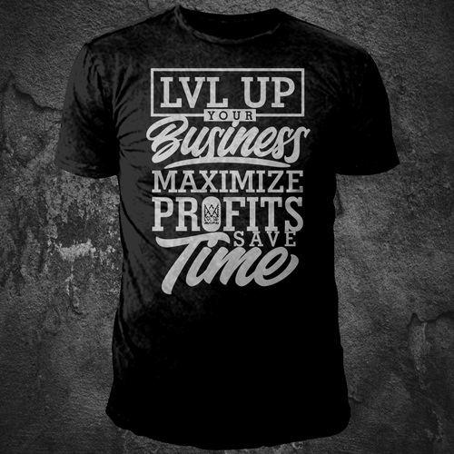 New Shirt Design for LVL Up Imaging Design by RenzWa