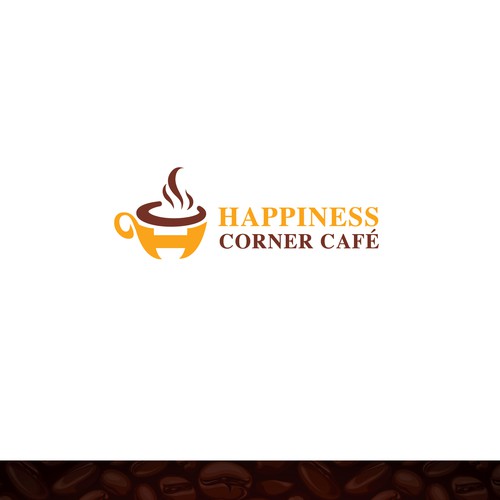 Design a unique logo for Happiness corner cafe | Logo design contest