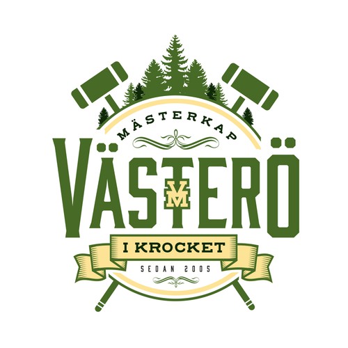 Legendary croquet tournament in Sweden. First logo ever. Looking for unique croquet vibe, creativity, and retro look! Design by TJCD