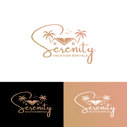 New Vacation home rentals logo for our Airbnb! Design by brkdsgn_918
