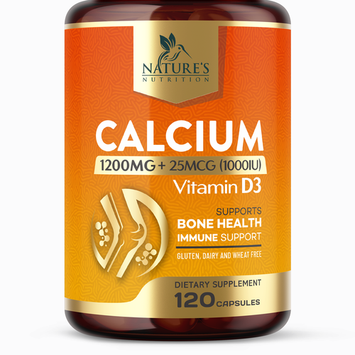 Calcium Plus Vitamin D3 Design Needed for Nature's Nutrition Design by Encephalon™