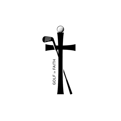 Golf, Faith, God, Cross Design by mariacecilia