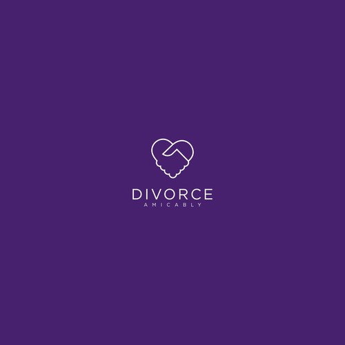 Logo for a new, healthy way for reasonable people to divorce Design by assiktype